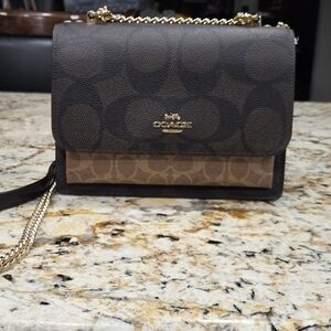 Coach Black and Brown Women's Bag NWT